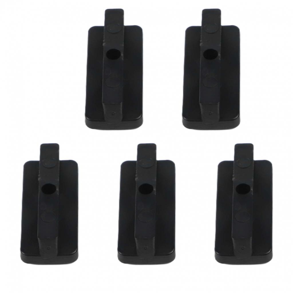 6 мм Т-образные композитные клипсы для террасной доски для наружного пола для ремонта, упаковка 100 шт.