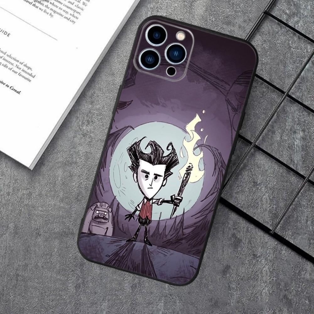 Game Don T S-Starve Phone Case For Apple iPhone 15,14,13,12,11,XS,XR,X,8,7,Pro,Max,Plus,mini Silicone Black Cover