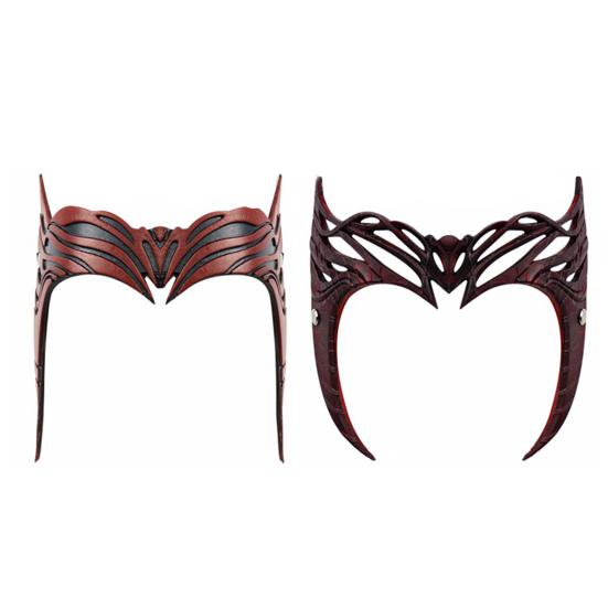 Алая Ведьма Корона Супергероя Косплей Головной Убор Нарядная Повязка На Голову Костюм Аксессуар для Хэллоуина Рождественская Вечеринка