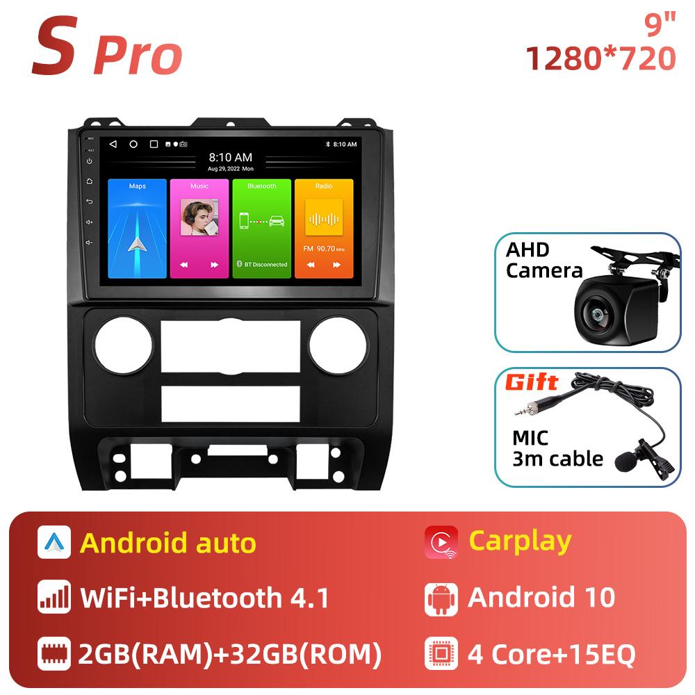 Автомобильное радио для Ford Escape 2007-2012 9-дюймовый экран 2 Din Android головное устройство стерео GPS навигация мультимедийный проигрыватель аудио Авторадио