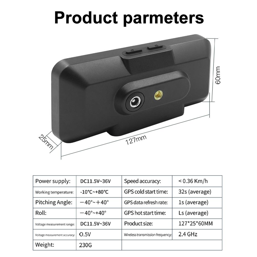F3 монитор давления в шинах 3 в 1 монитор давления в шинах GPS спидометр скорость автомобиля тахометр уклономер TPMS ЖК-цифровой датчик