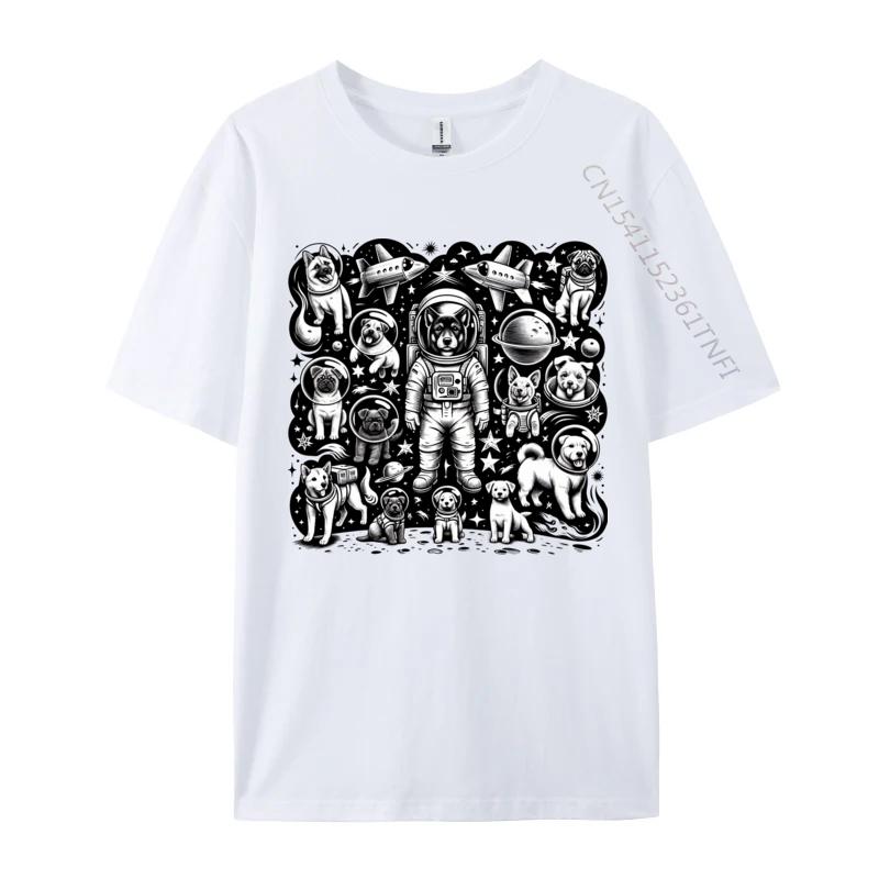 Galaxy Full Of Dogs And Spaceships Tshirts Latest Camisa T Shirts Student Tops Shirt Tshirts Novelty