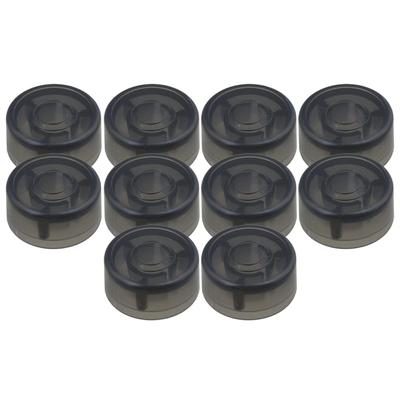 Bstinay 10 шт. Черные колпачки для педальных ручек 2,44x1,2 см