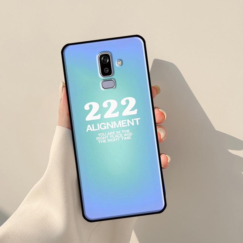 Чехол с ангельскими цифрами для Samsung Galaxy J7 2016 A3 A5 J1 J3 J5 2017 A6 A7 A8 A9 J8 2018 J4 J6 Plus