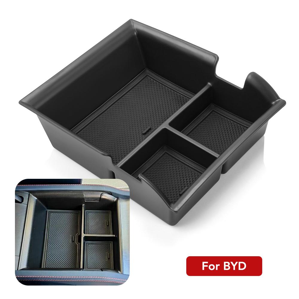 Car Armrest Box Storage Tray for BYD Atto3 Atto 3 2022 2023 2024 Center Console Organizer Container Holder Inner Accessories