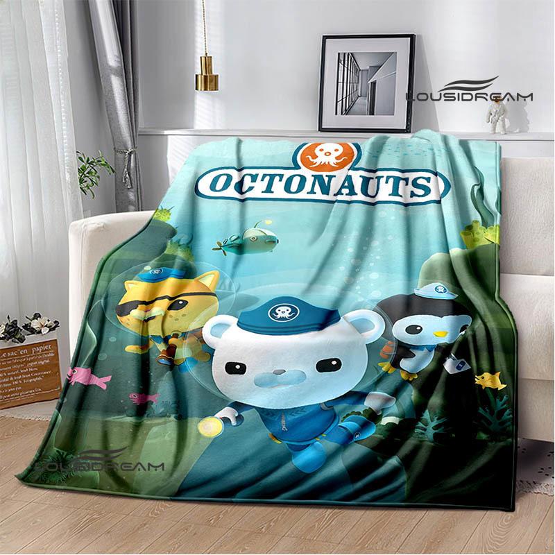 3D The-Octonauts printed blankets picnic blanket Warm Flannel blankets Soft and comfortable blanket bed linings Birthday Gift