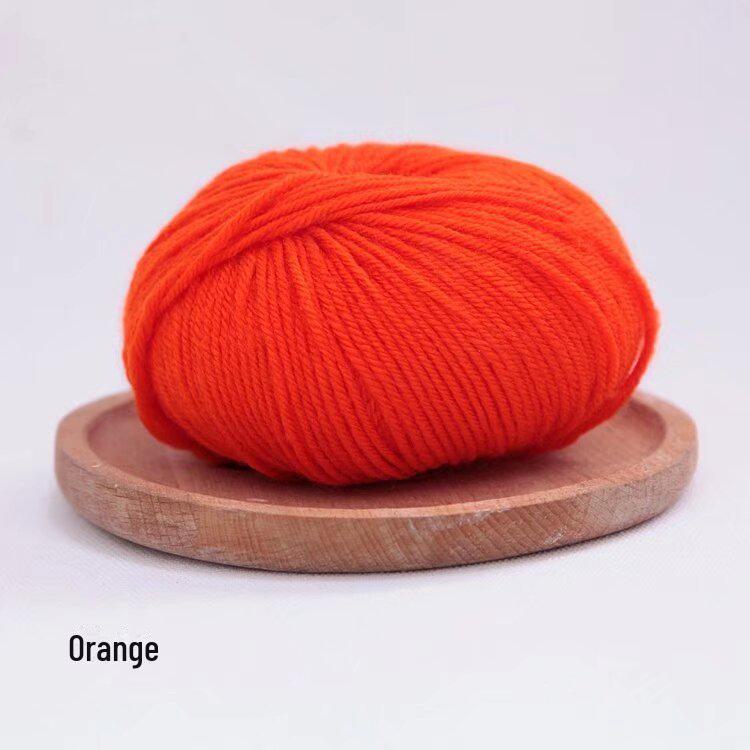 Клубок акриловой пряжи для вязания свитеров, крючков, обуви, тапочек, изделий ручной работы.