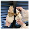 Baotou Slippers Women's Outer Wear Spring 2025 New French Gentle Bow One Pedal Lazy Half Slippers