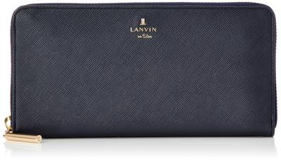 На кошельке с круглой молнией Люксембург темно-синий [Lanvin Bleu] [новый цвет] женский