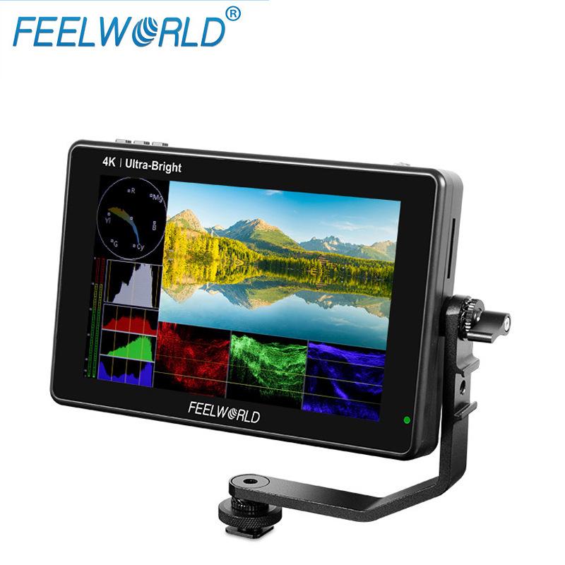 FEELWORLD LUT7 PRO Комплект монитора 4K HDR - Сенсорный экран 2200 нит, Внешний блок питания