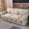 Elastic Sofa Slipcover With Skirt Stretch Easy Fitted Armchair Sofa Cover for Living Room Furniture Protector Couch Cover