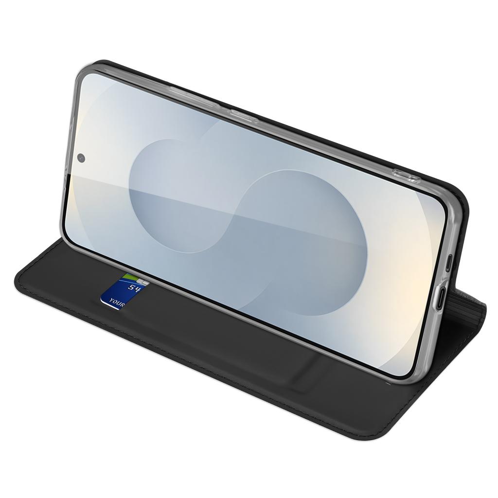 Для Samsung Galaxy S25 Edge Чехол DUX DUCIS Серия Skin Pro Кожаный Чехол Держатель для Карт