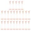 24 Pcs Table Card Holder Rose Gold Flamingo Shape Rust Resistance Sturdy Clips Table Number Holder