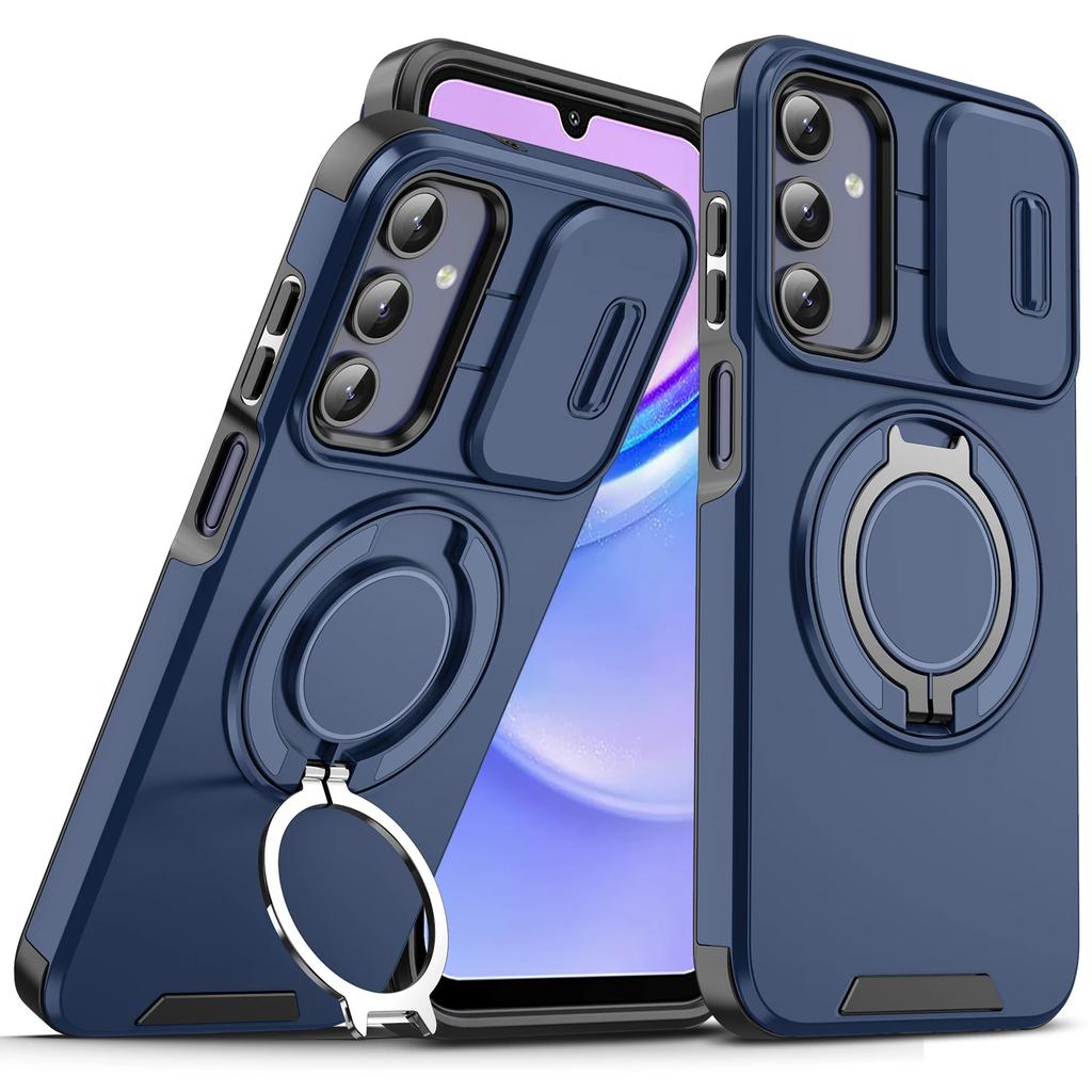 Вращающийся на 360° магнитный чехол для телефона для Samsung Galaxy A17 5G S25 FE A16 A56 A36 A55 A35 A15 S24 Ultra S22 S21 S23 Plus