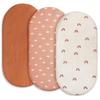 Soft Breathable Cotton Crib Sheet Set Baby Toddler Bedding A-Grade Pure 3-Piece