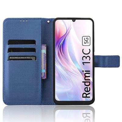 Для Xiaomi Redmi 13C 5G/13R 5G/Poco M6 5G Чехол-кошелек Кожаный откидной чехол-книжка Противоударный чехол для телефона