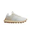 Sneakers 1t In Leather And Fabric White Beige