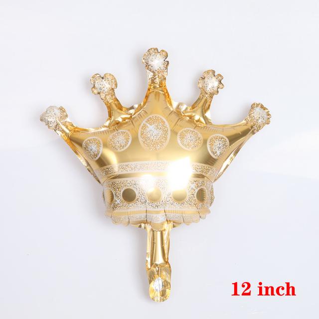 1 шт. большой воздушный шар с короной принцессы, золотой, розовое, золото, розовый, синий, детский душ, товары для свадьбы, дня рождения, подарки для детей, воздушный шар