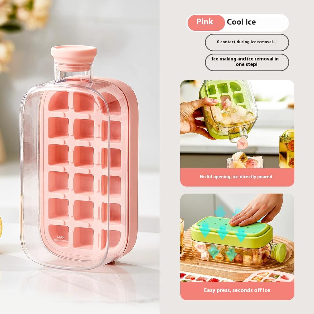 Gianxi Форма для льда Ледяная сетка Бутылка для воды Бытовая Пищевой класс Прессованный лед Коробка для хранения Артефакт для льда