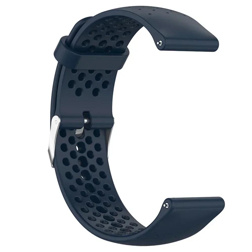 Силиконовый ремешок для TicWatch Pro 3 Ultra Ремешок для TicWatch GTW/GTX/S2/E2/E3/GTH Замена 20 мм 22 мм Спортивный дышащий аксессуар