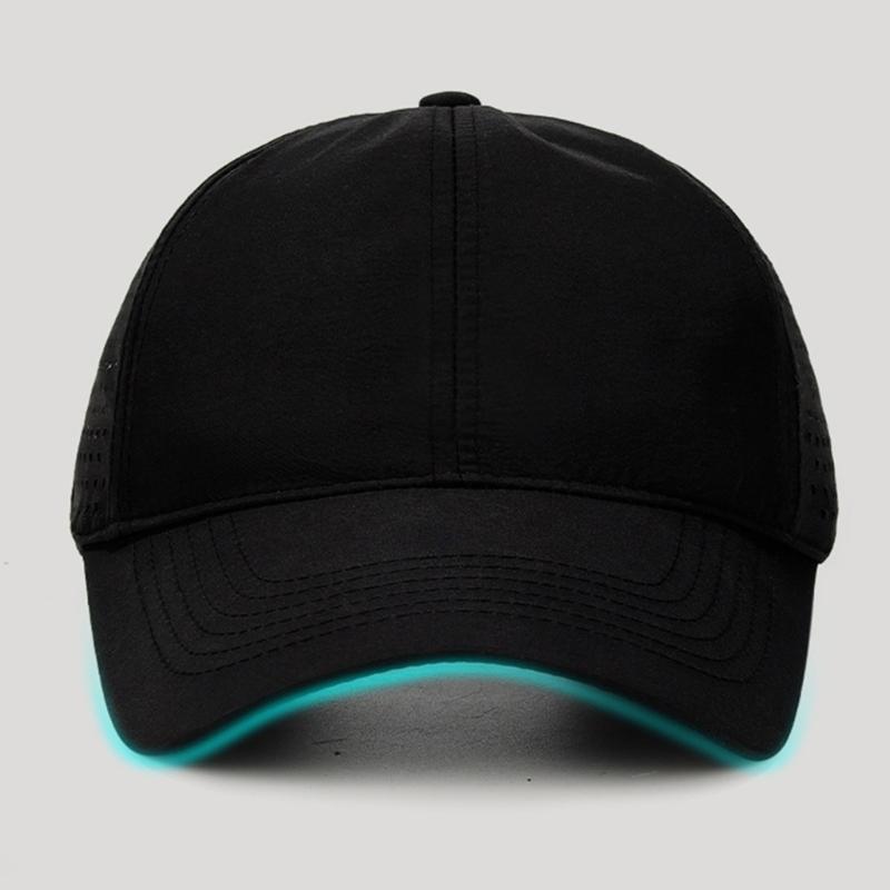 Быстросохнущая бейсболка с вентиляцией, удобная кепка-snapback для хайкинга, бега, езды на велосипеде, унисекс для женщин и мужчин