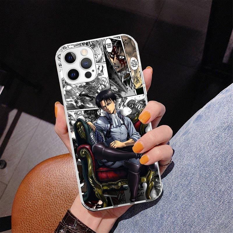 Чехол для телефона Levi Attack для iPhone 17 Air 16 Pro Max 16E 15 + 14 Plus 11 12 13 Mini 7 8 SE Подарок Печатная Обложка Fundas 17 Air 16 Pro