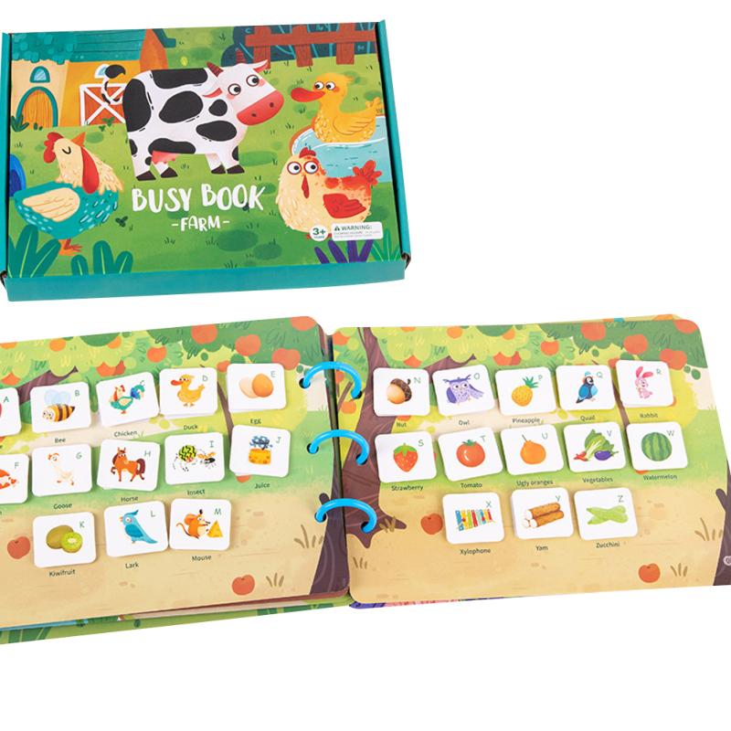 Занятая книга для детей дошкольного возраста, просветительские игрушки для раннего развития, обучающие игрушки для детей на день рождения