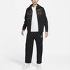 Nike Logo Embroidered Print Hooded Jacket Men Outerwear Black DX0536-010