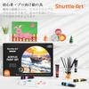 Shuttle Art Acrylic Paint, Acrylic Pigment, 48 Piece Set, 30 Colors, 10 Paint Brushes, Includes Parate, Quick Dry, Durable, Tube, 36ml, Handmade, Can