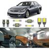 12PCS Super Bright White LED Interior Light Kit Package for Infiniti G35 G37 Sedan 2007 2008 2009 2010 2011 2012 2013 2014 + License Plate Lights and
