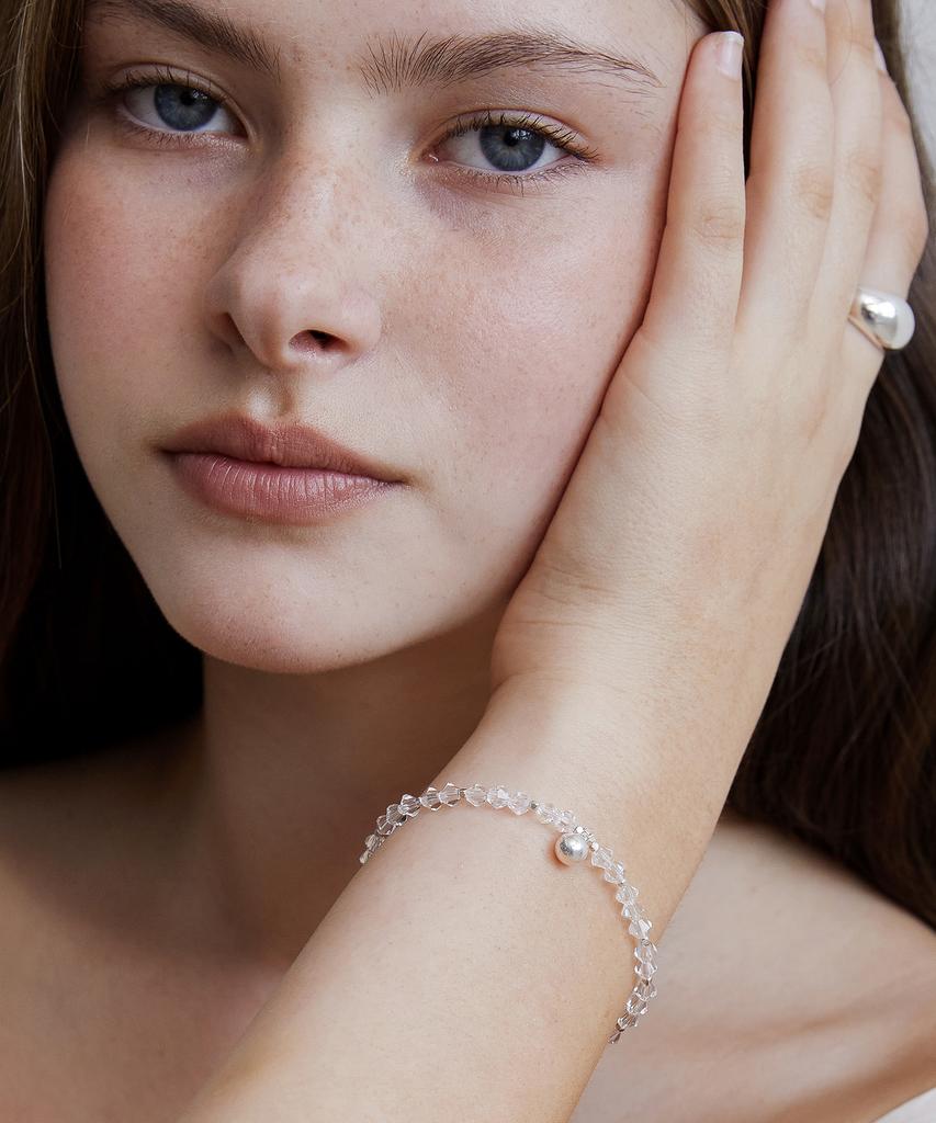 Татьяна (Серебро 925 пробы) Браслет-шарик Swarovski Br1800