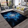 Map Navigation Compass Retro Carpet Rug for Home Living Room Bedroom Sofa Doormat Decor,Child Play Area Rug Non-slip Floor Mat