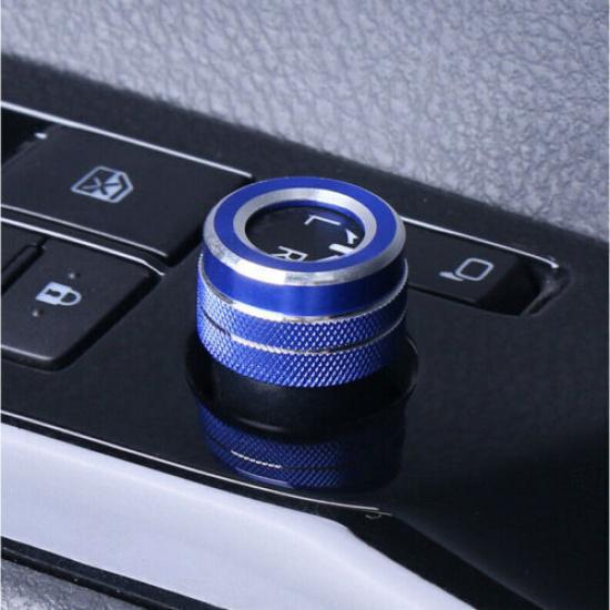 Cover Trim 1PCS Alloy Blue Interior Rearview Mirror For Toyota Camry 2018-