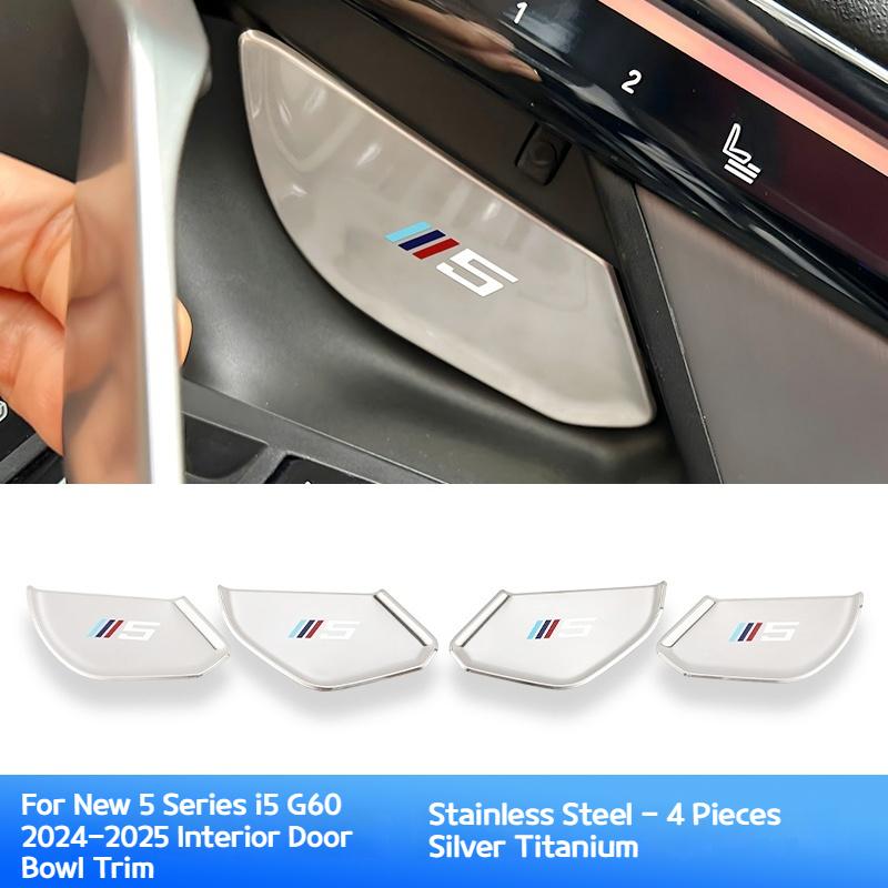 BBJI7 For BMW X5 X3 5 series i5 G05 G60 G45 2019-2025 Anti-scratch stickers door bowls inside the car and hand-in-hand door handles