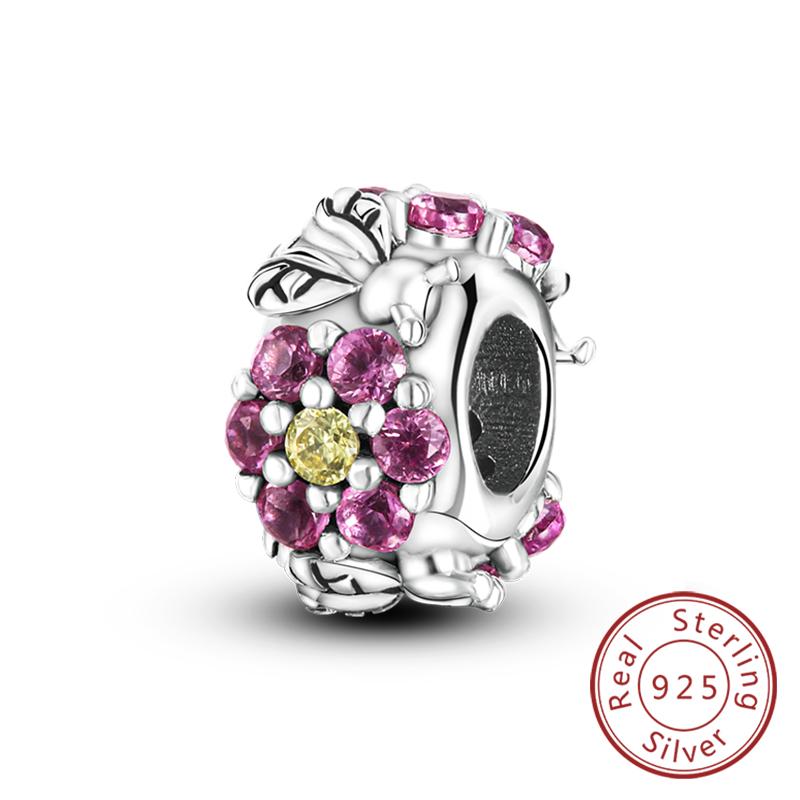 Оригинальные шармы-подвески из меди в виде светлячка, пчелы, бабочки, колибри для браслетов, женские украшения в подарок