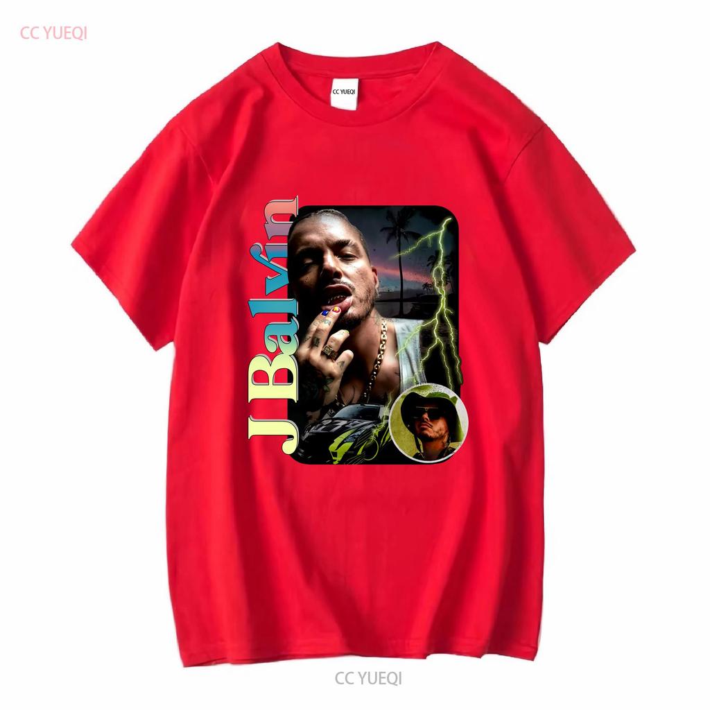 Футболка J Balvin S XL Длинный рукав Винтажная Стирка Удобная Повседневная Мужская Графический Стильный Мода Унисекс Растягивающаяся Дышащая