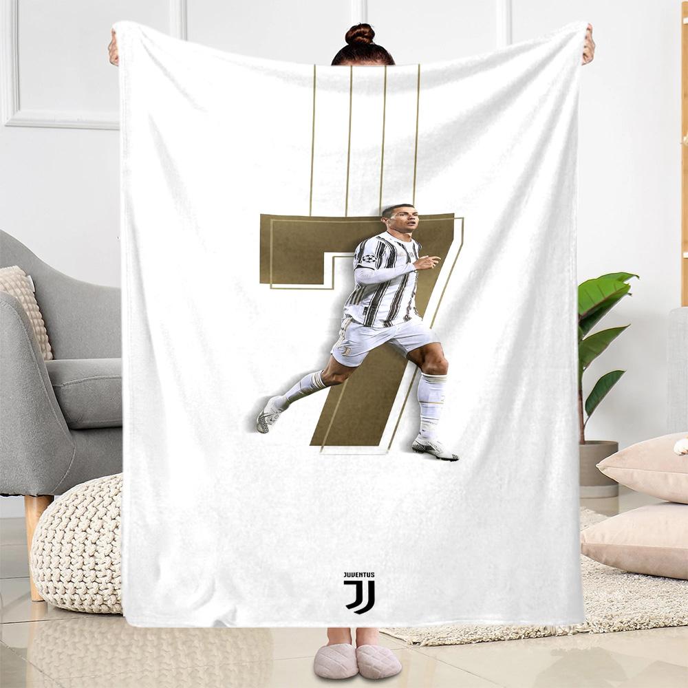 Ronaldo Cr7 Legacy Blanket Comfortable Perfect for Sofa Livingroom Bed All-Season Use Warmthful Decor Perfect Gift for Relatives and Friends
