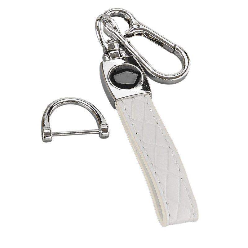 White TPU 4 Button Key Fob Cover Case Holder Bag with Keychain Fit For Chery Omoda C5 Jaecoo J7 Arizzo 5