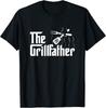 The Grillfather BBQ Grill Smoker Barbecue Chef Unisex T-shirt