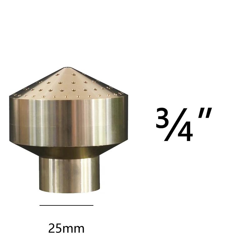 Decorative Fountain Nozzles Head for Swimming Pool Garden Outdoor Water Feature - Multiple Sizes Available (1/2' to 2')