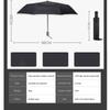 Portable Car Logo Umbrella Auto Folding Sunshade Windshield Umbrella For Volkswagen VW Jetta Golf Beetle EOS GTI MK4 MK5 MK6 MK7 zo2