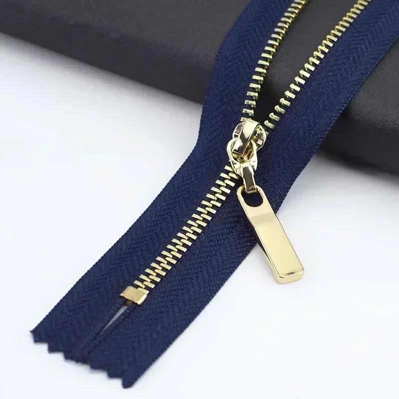 5/10 шт. №3 15-30 см Металлическая молния с закрытым концом для кошелька, сумочки, декоративная молния-застежка на одежду, карманы, аксессуар для шитья DIY