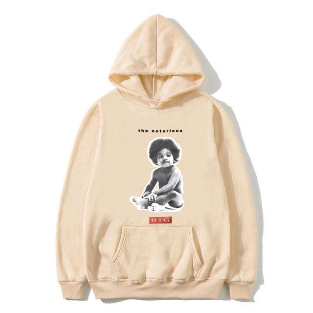 Худи с графикой рэпера The Notorious Big Poppa, мужской рэп-свитшот оверсайз, худи Biggie Smalls для мужчин и женщин, хип-хоп спортивная одежда