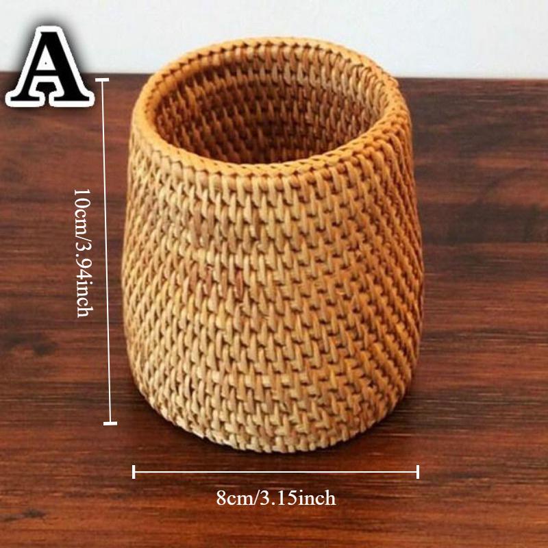 Палочки для еды из ротанга, трубка, лопатка, ложка, ведро, ножи для ужина, вилки, ящик для хранения посуды, корзины для хранения дома, органайзер