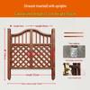 Outdoor Anti-Corrosion Wood Trellis Garden Gate