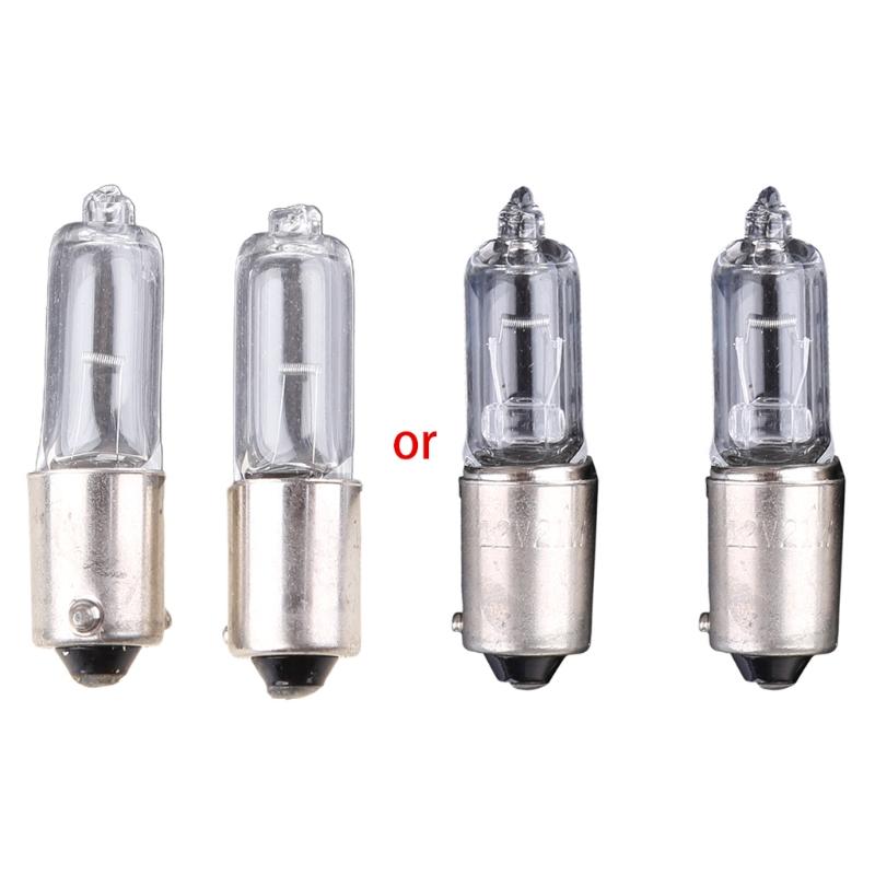 2x BAY9S H21W Halogen Light Bulb Backup Fog Car Map Dome Courtesy Side Marker Turn Lamp 12V 1.9A 250LM