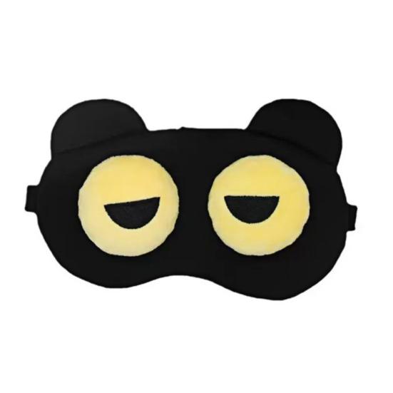 Милая маска для сна Мягкая удобная маска для сна Снимает стресс Усталость Регулируемые ремешки Защита для глаз для путешествий Домашнее использование
