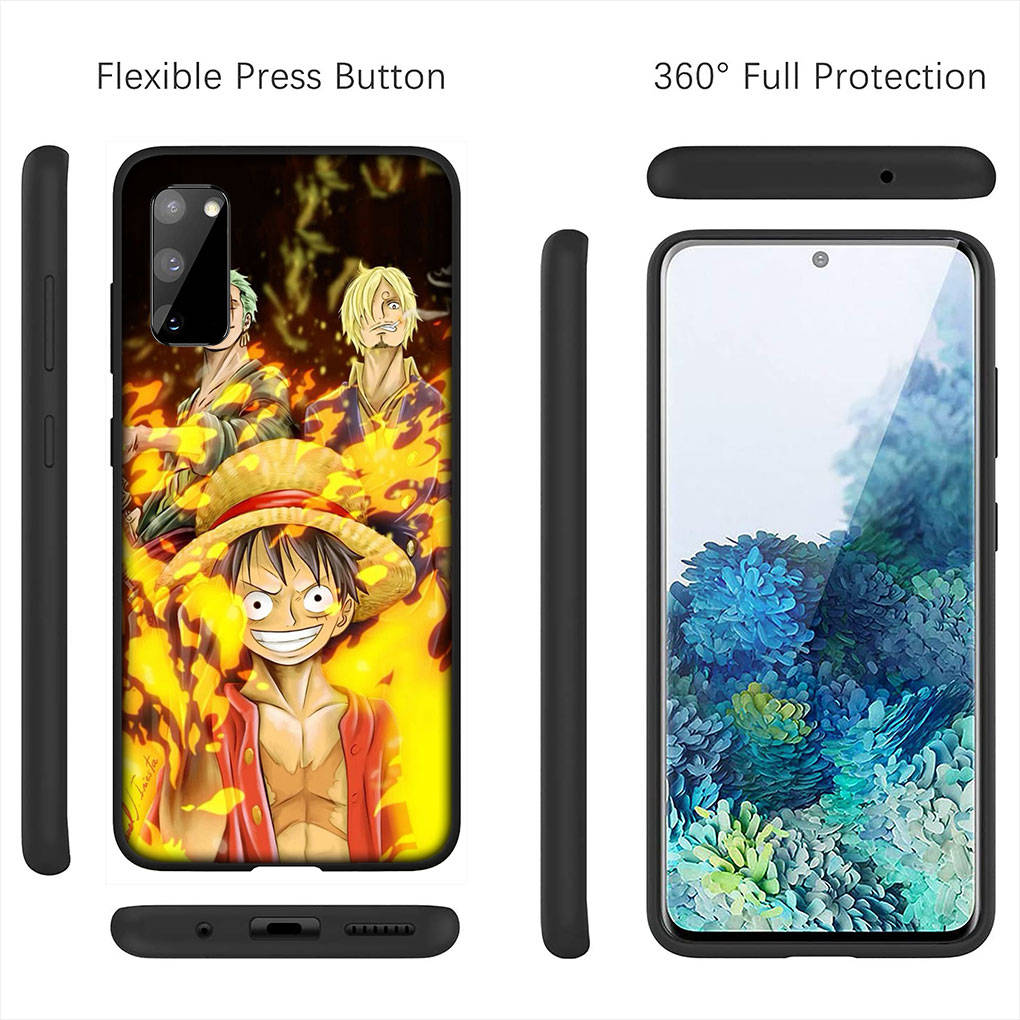 Чехол для iPhone 16 15 Xiaomi Redmi Note 14 13 12 11 Pro Max X 16e Samsung Galaxy S25 S24 S23 Moto OPPO Huawei One Piece Roronoa Zoro Luffy Чехол для телефона