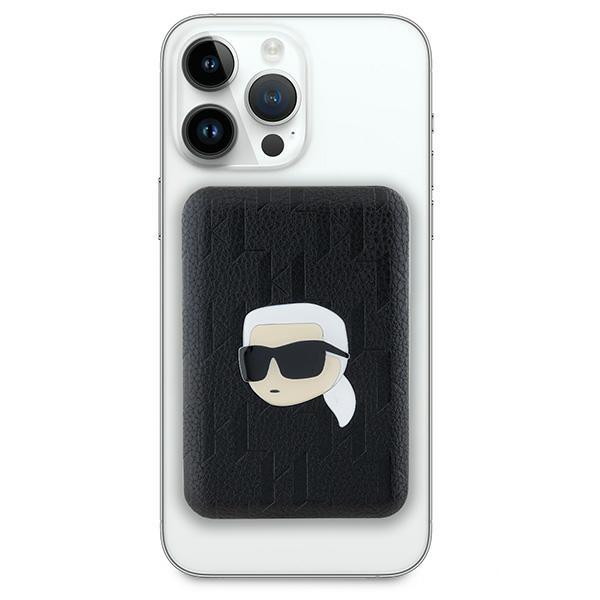 Karl Lagerfeld Inductive Powerbankklpb5Fpgksihk 15W 5000Mah Black/Black Karl Head Pin Magsafe