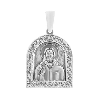 Серебряная подвеска без камней (2156154)